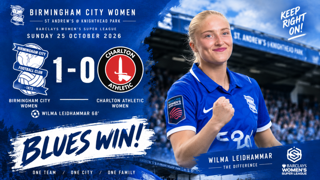 Blues deliver a Leidhammar blow to Charlton